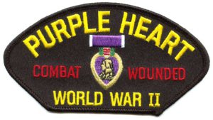 Purple Heart patch for those wounded in WWII